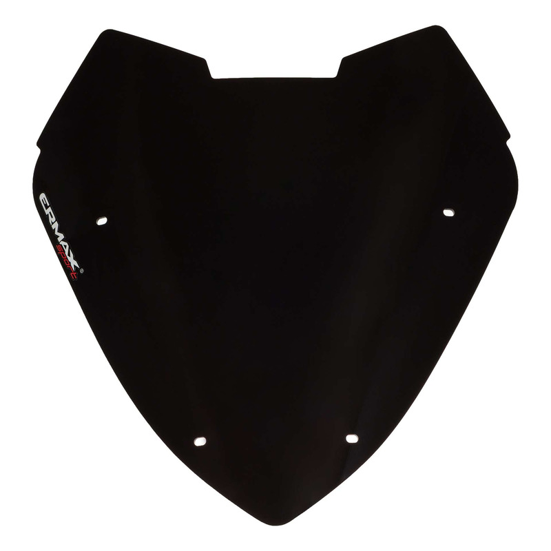 Pare-brise Ermax Sport 41 cm Yamaha X-Max 300 17-22 noir foncé opaque