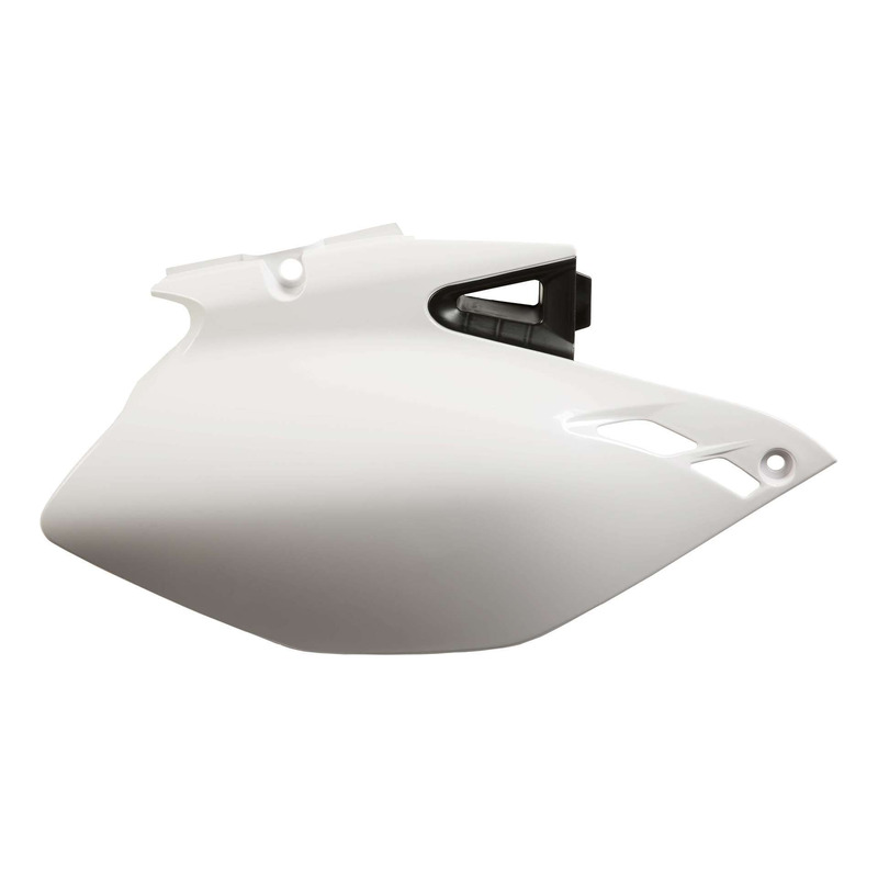 Plaques LatÃÂ©rales ACERBIS Blanc / Noir Ã¢   Yamaha 250 WRF