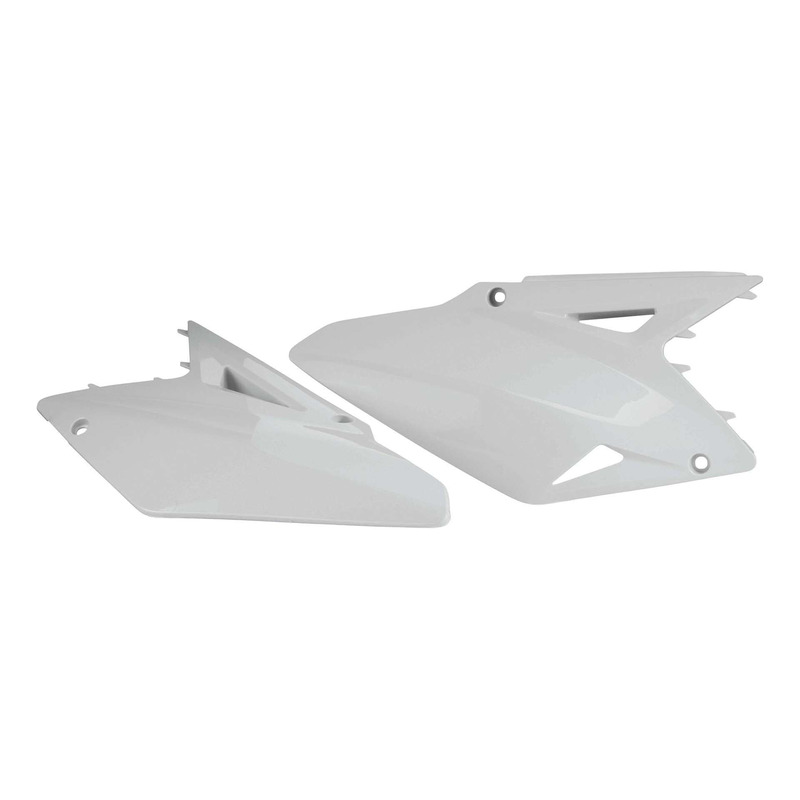 Plaques LatÃÂ©rales ACERBIS Blanc Ã¢   Suzuki 450 RMZ