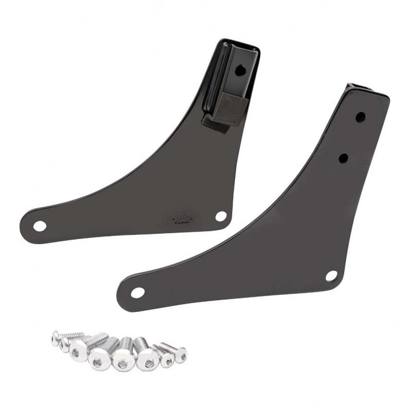 Supports noirs Drag Specialities pour sissybar HD FLS 1690 Softail Sli