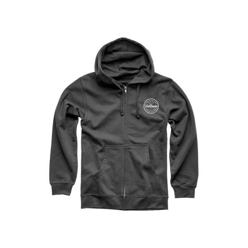 Sweat zippé à capuche Thor Hallman gris- 2XL