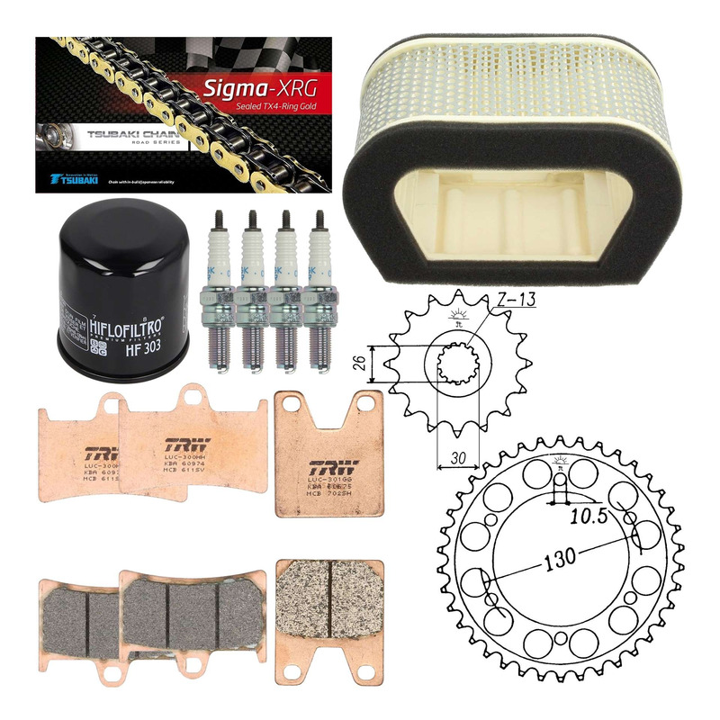 Kit entretien NF Prokit premium Yamaha YZF-R1 1000 1998-01