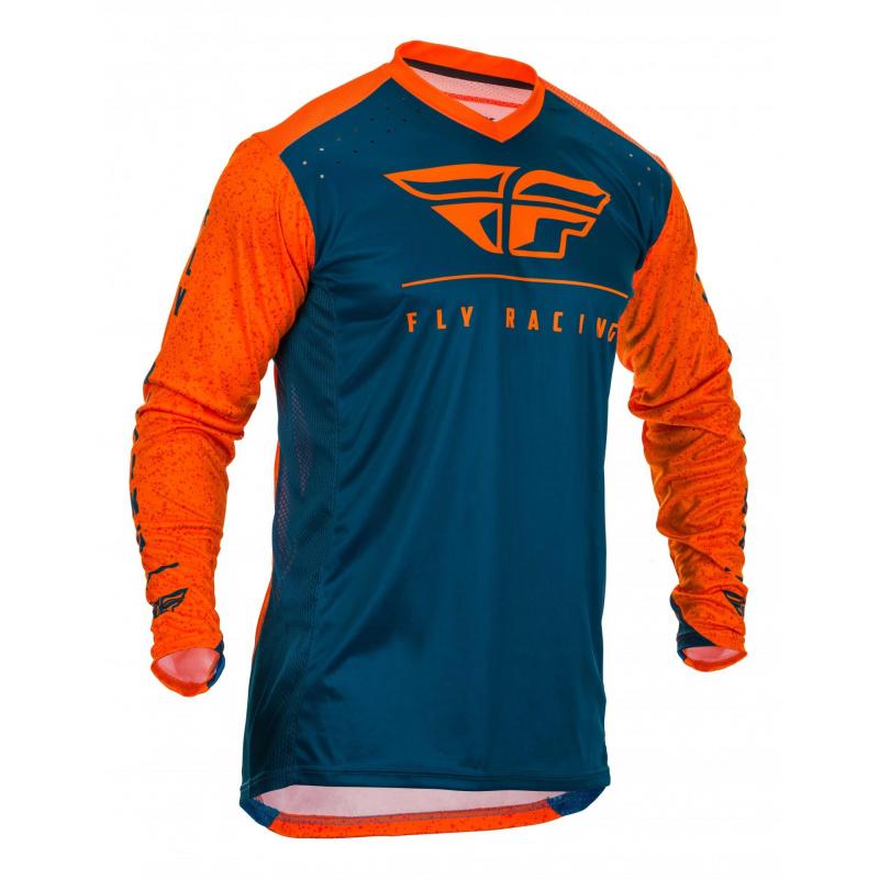 Maillot cross Fly Racing Lite Hydrogen orange/bleu- M