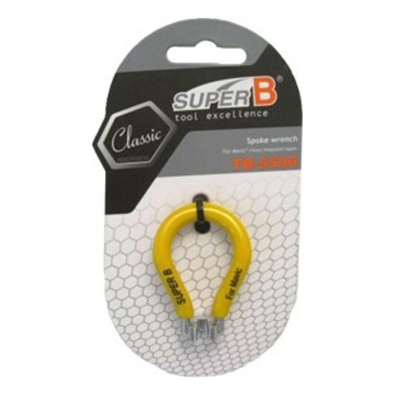 Clé à rayons Super B pour Mavic jaune Outillage et