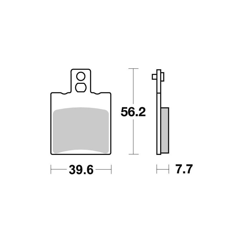 Plaquettes de Frein SBS - CÃ©ramique - 149HF