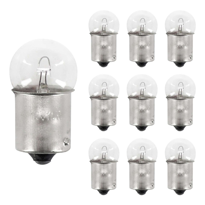 10 ampoules 12V 10W culot BAU15S
