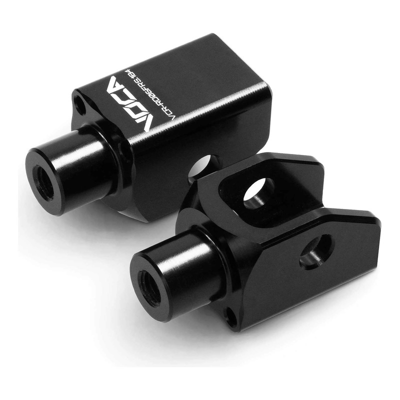 Adaptateur de repose-pieds noir Sherco SM-R/SE-R