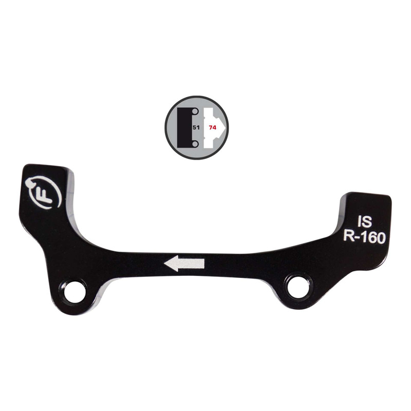 Adaptateur International Standard AR Formula vers Post-Mount 160mm noir