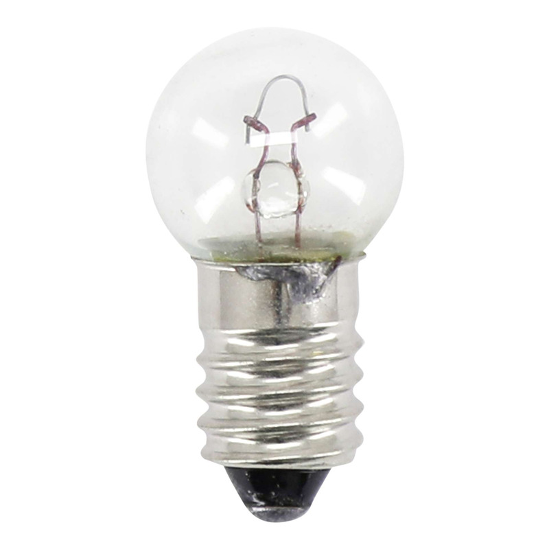 Ampoule 12 V 4 W culot E10 blanc