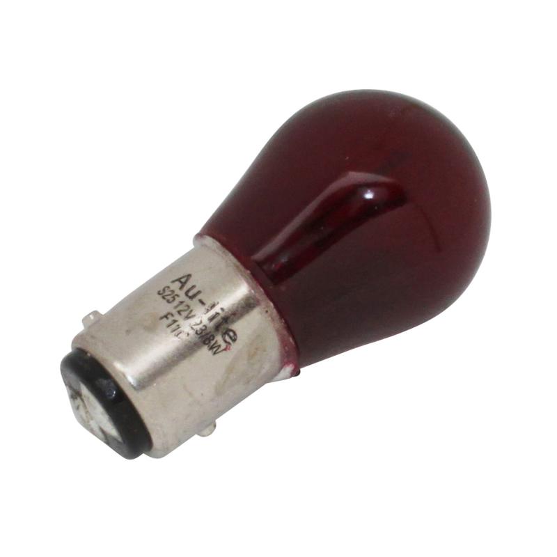Ampoule BAY15D S25 stop/feu 12V 23/8W Rouge