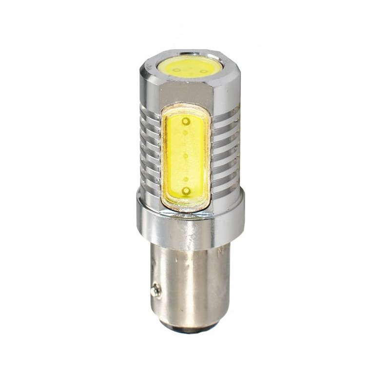 Ampoule blanche High Power à LED 12V S25 BA15S P21W 6.00W - 4 x 1.5W -  Pièces Electrique sur La Bécanerie