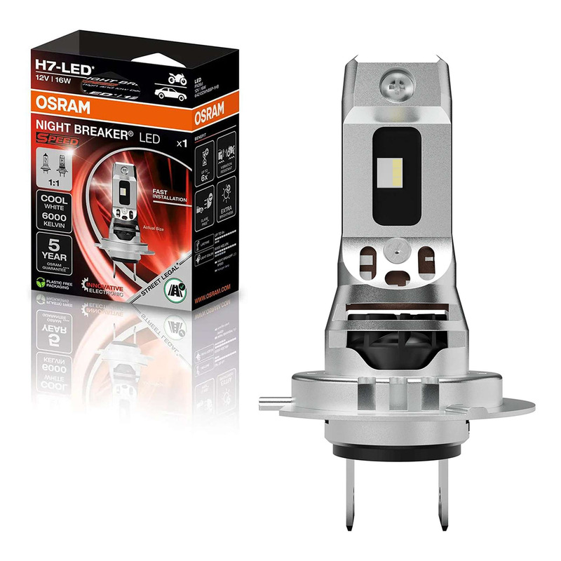 Ampoule LED Osram H7 Night Breaker Speed HomologuÃ©e