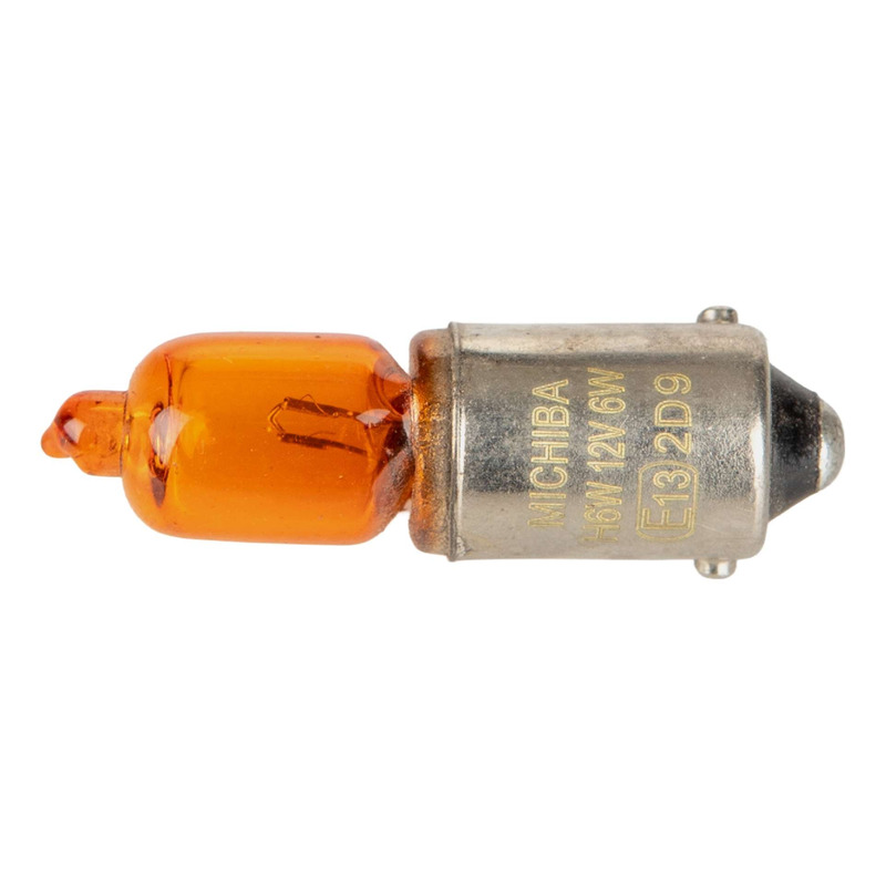 Ampoule Vicma H6W BAX9S 12V 6W Orange