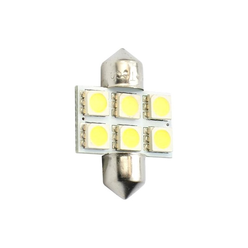 Ampoules à LED blanc C5W 12V 0.40W
