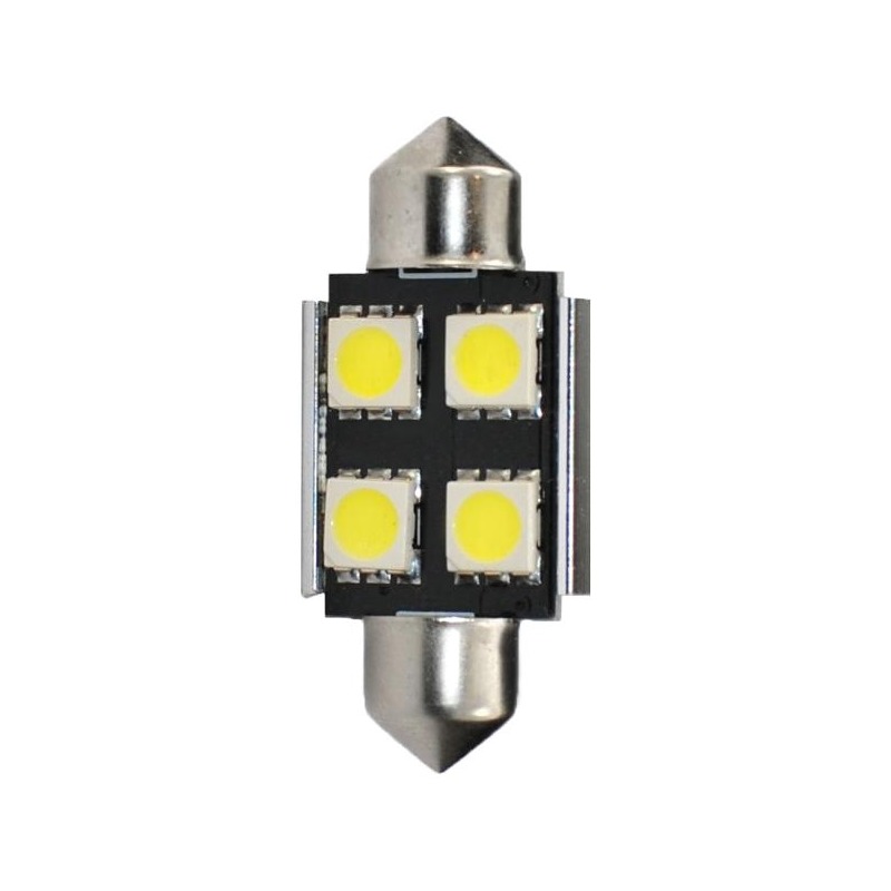 Ampoules à LED blanc C5W 12V 0.96W 36mm