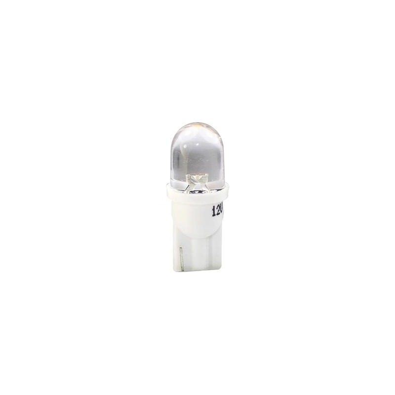 Ampoules à LED blanc chaud W5W T10 12V 0.29 W Rond 180°