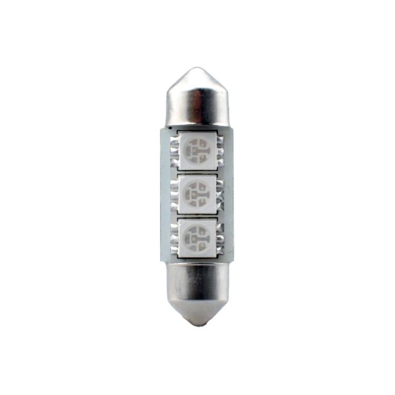 Ampoules à LED bleu C5W 12V 0.72W