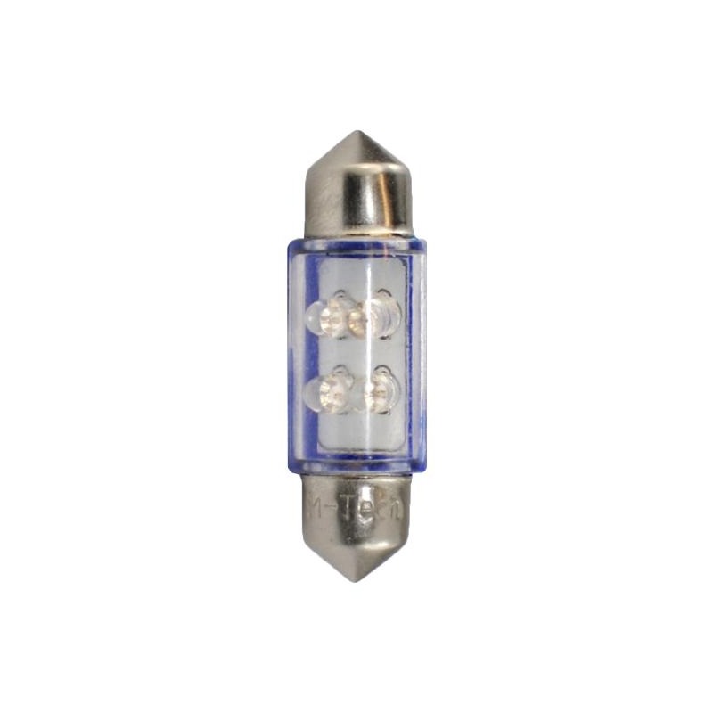 Ampoules à LED flux bleu C5W 12V 0.27W