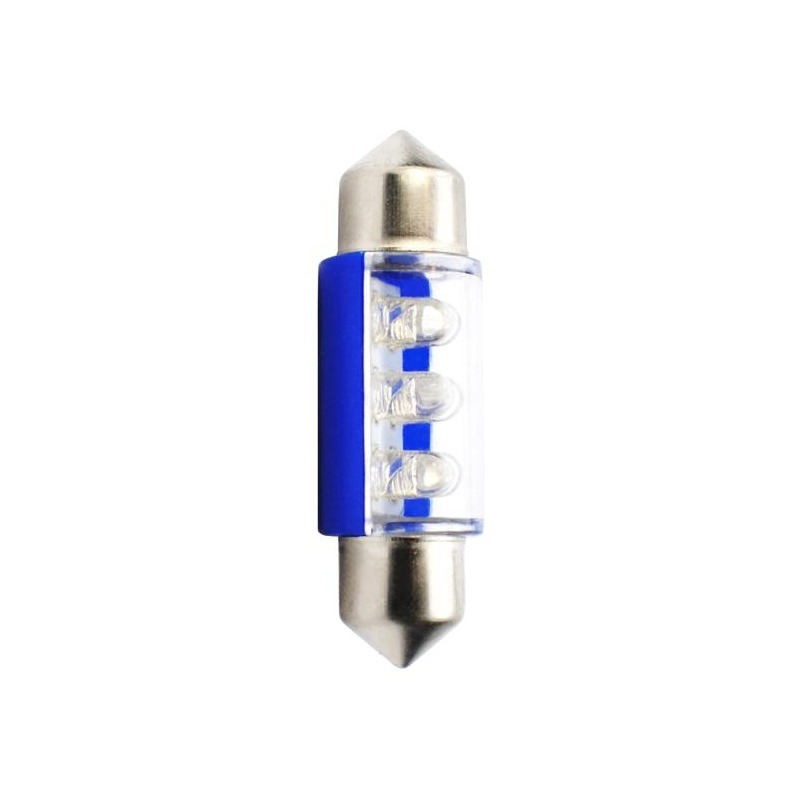 Ampoules à LED flux bleu C5W 12V 0.37W