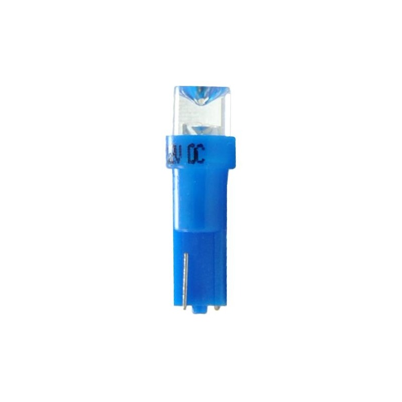 Ampoules à LED flux concave bleu T5 12V 0.2W