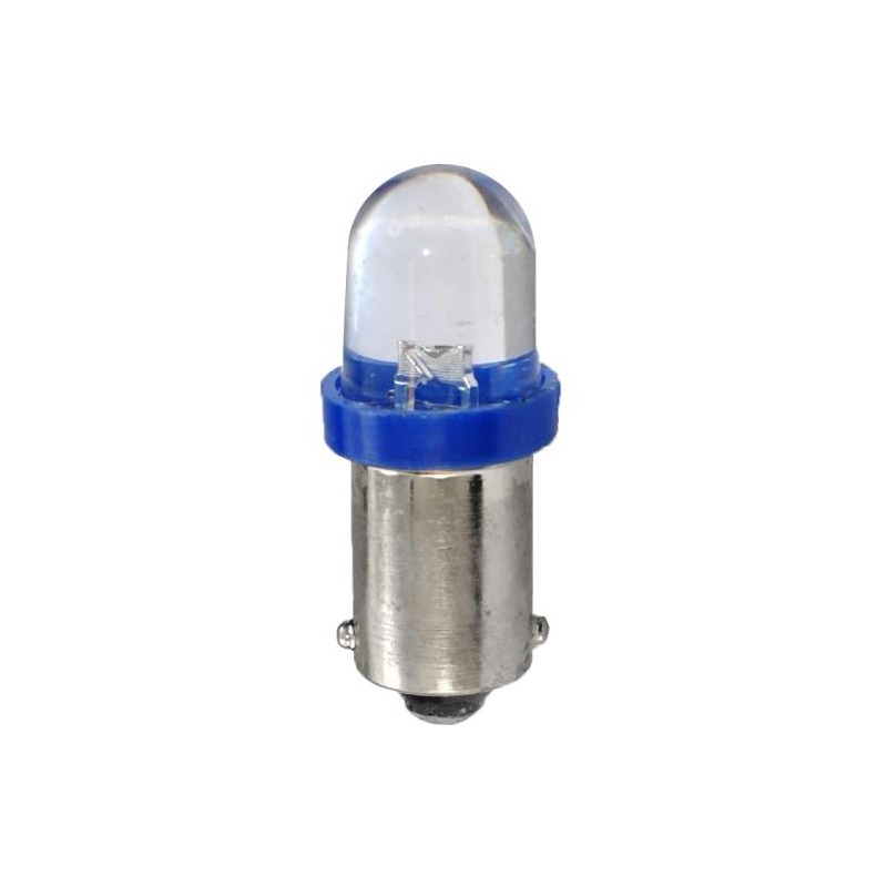 Ampoules à LED ronde bleu T4W BA9S 12V 0.29W