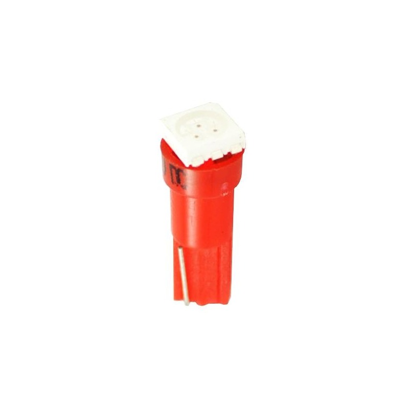 Ampoules à LED rouge T5 12V 0.24W