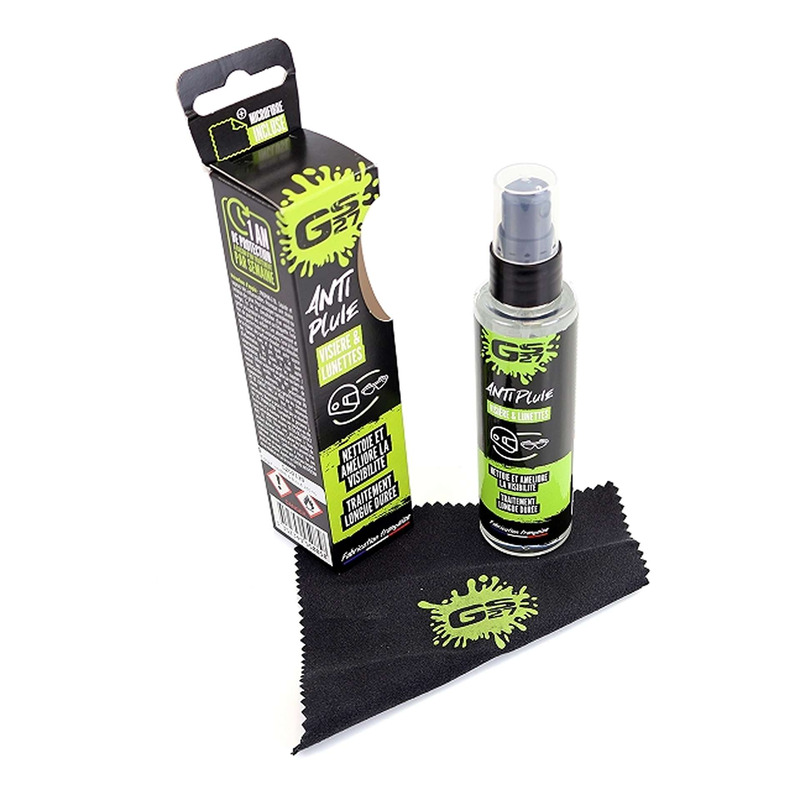 Anti-Pluie Visière & Bulle GS27 75 ml avec microfibre