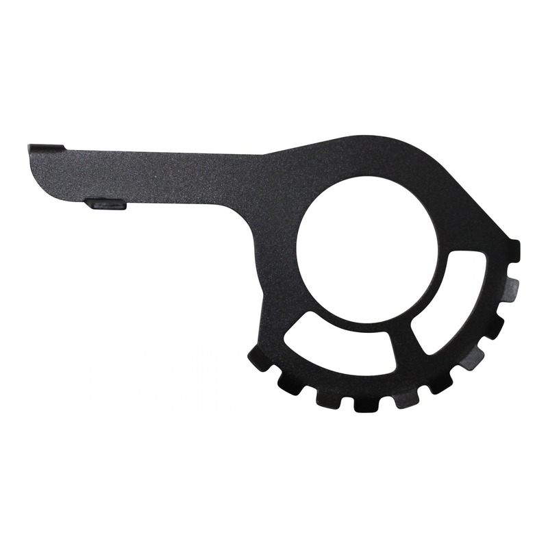 Anti-saut de chaîne avec fixation sur cuvette de pédalier