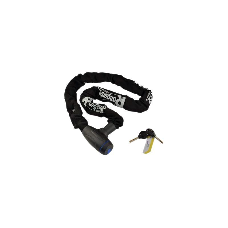 Antivol à Chaîne Gainée avec Serrure Intégrée longueur 1.20m