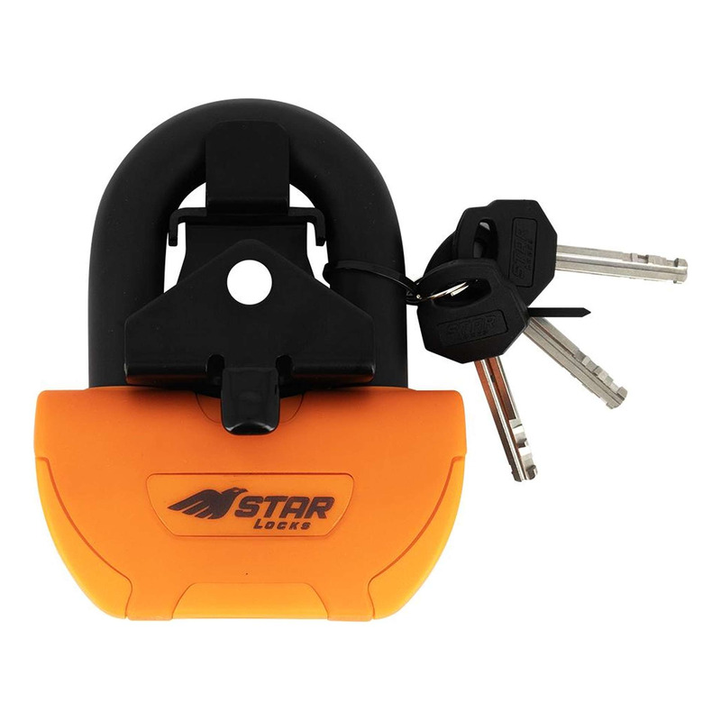 Antivol SRA Mini U bloque disque Star Locks avec support