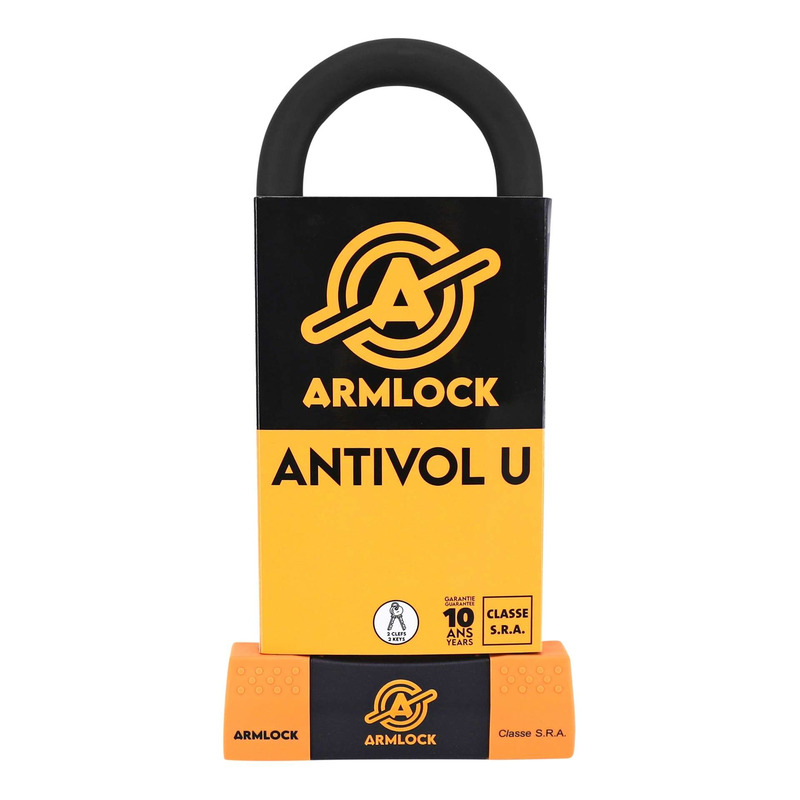Antivol U Armlock CK3 noir/orange classe SRA