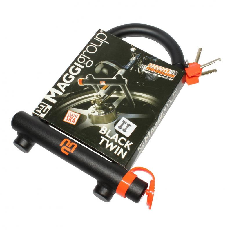 Antivol U Maggi Black Twin 106x210mm SRA/NF/FFMC