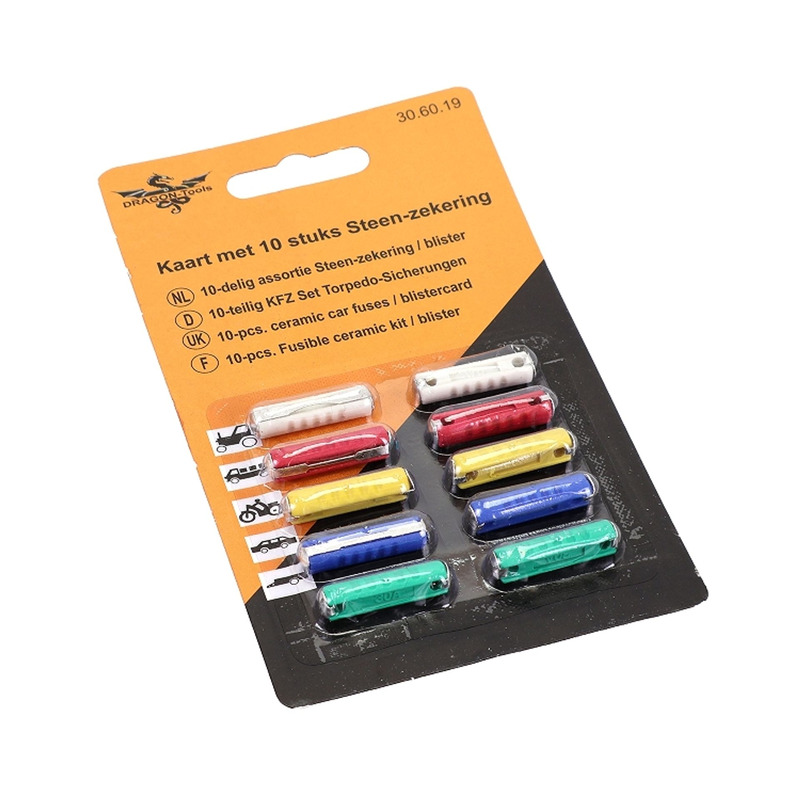 Assortiment de 10 fusibles 1TEK