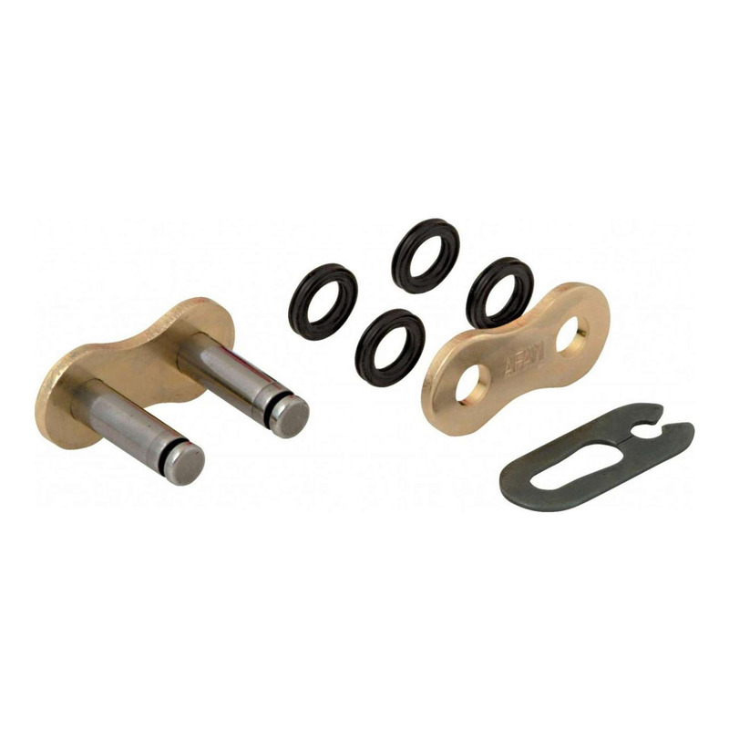Attache rapide à clipser Afam type MX6 pas 520 couleur or