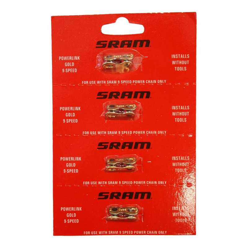 Attache-rapide Sram Powerlink 9v or (x4)