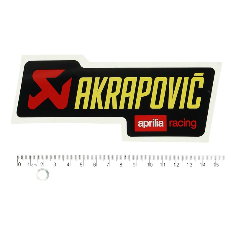 Autocollant Akrapovic Aprilia Racing d'origine 860755 Aprilia