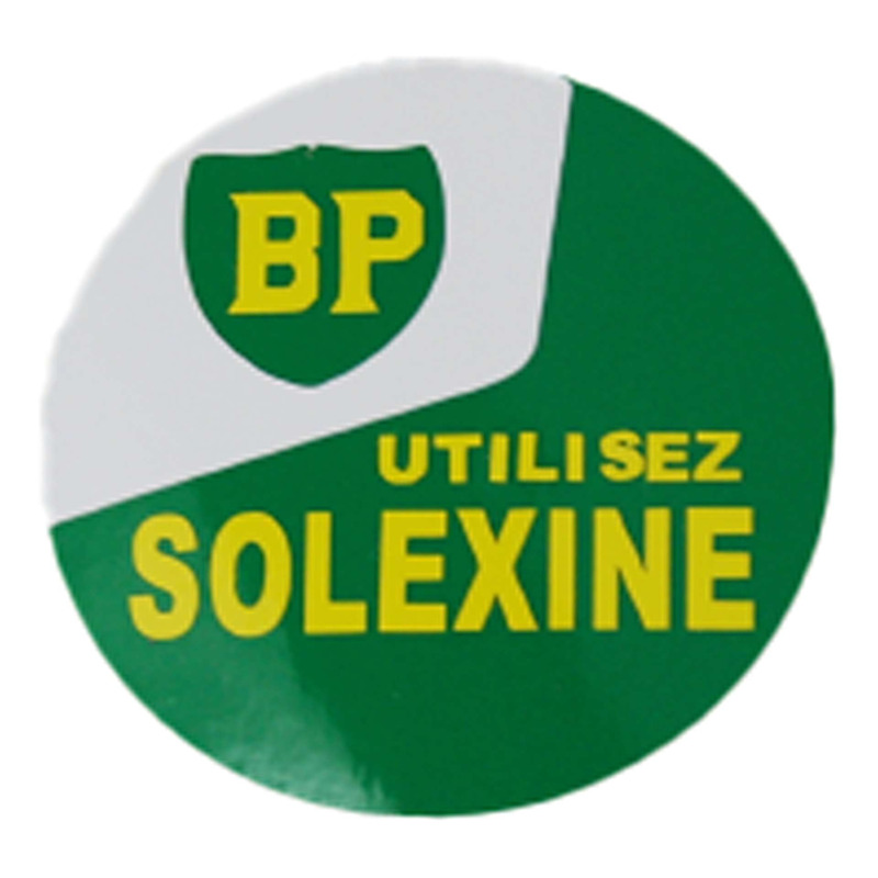 Autocollant BP/Solex Ã 4,5 vert/jaune/blanc