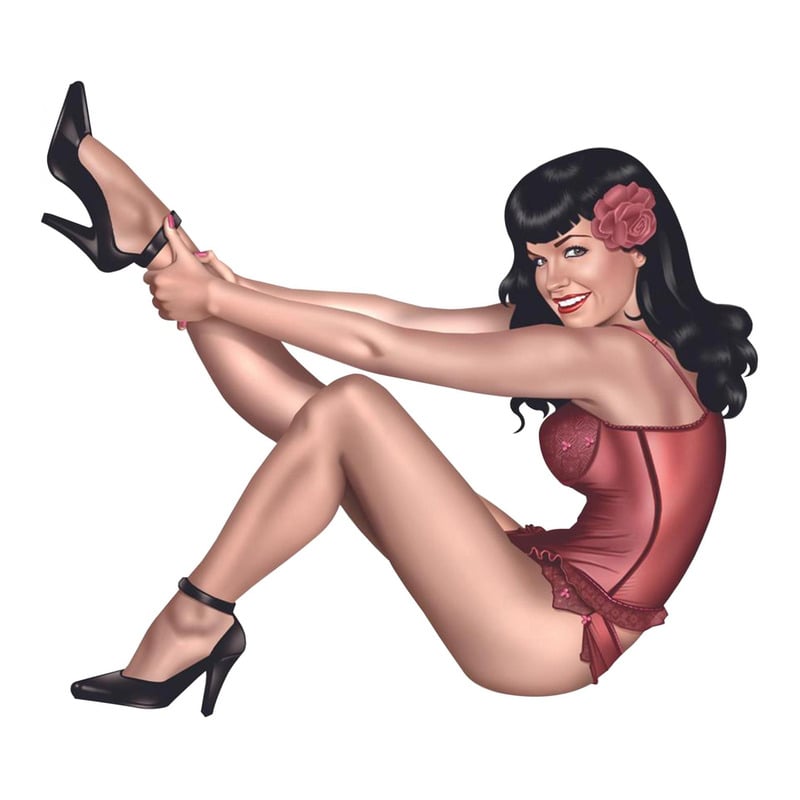 Autocollant Lethal Threat classic pin up 60x80 mm