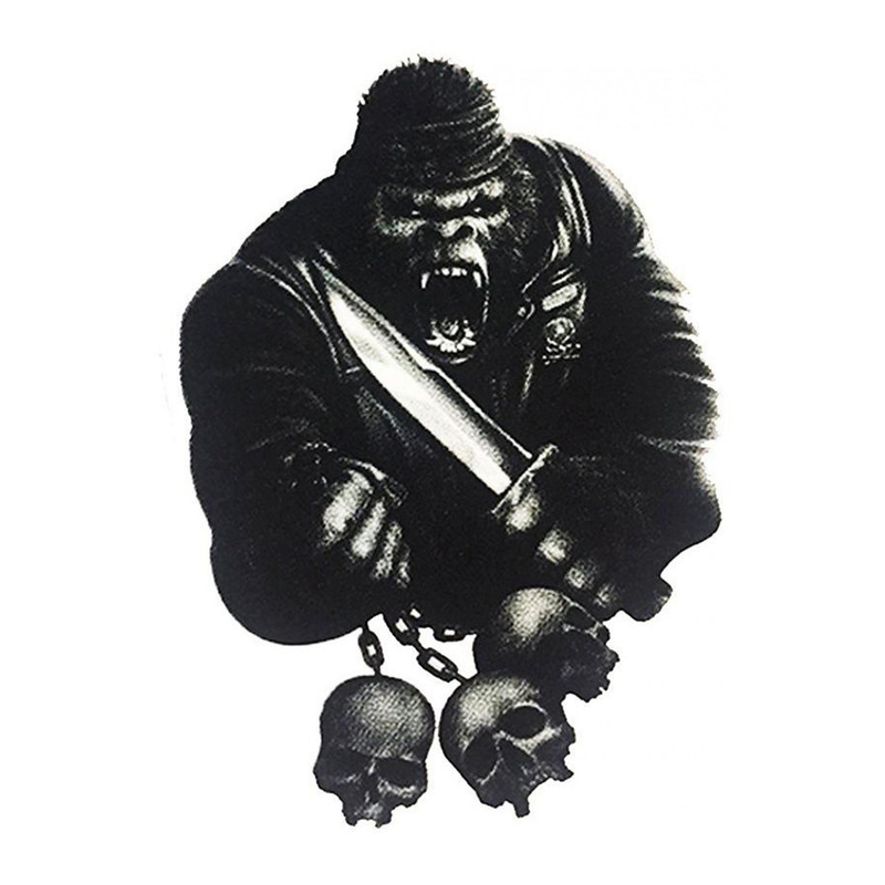 Autocollant Lethal Threat gorilla skull 60x80 mm