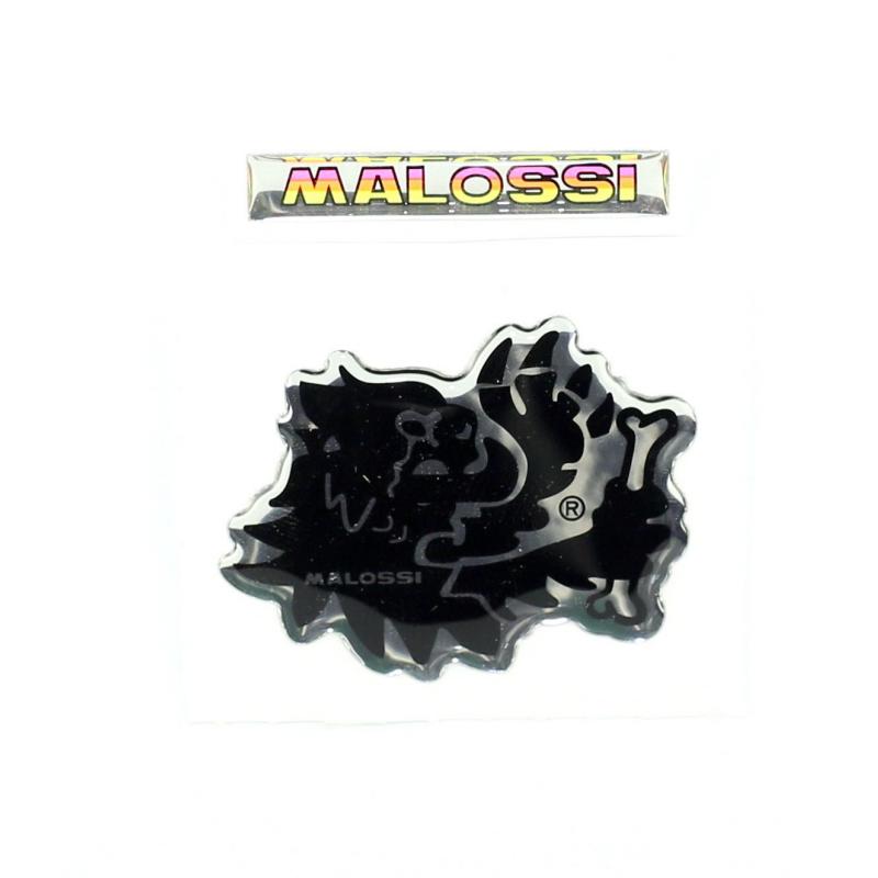 Autocollant logo MHR- sur fond blanc rond