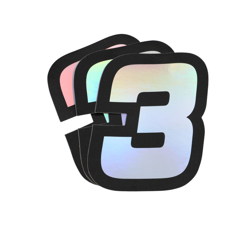 Autocollant numéro 3 Doppler holographique