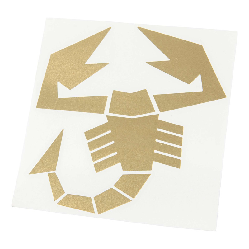 Autocollant scorpion or grand modèle