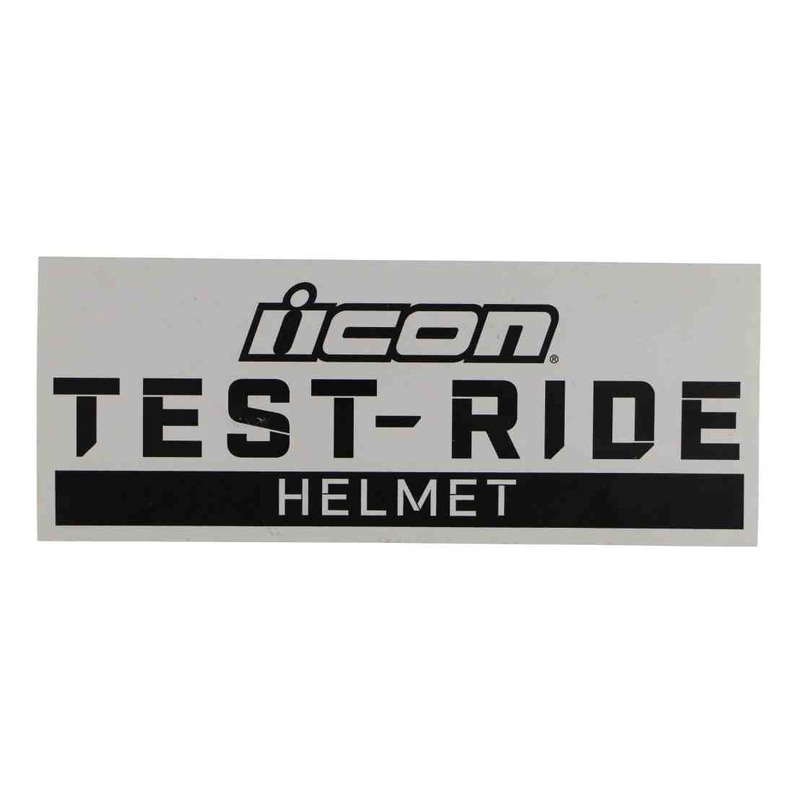 Autocollant stickers Icon Demo noir