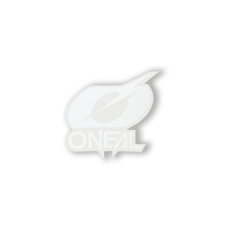 Autocollant stikers O'Neal Rider logo & icon 70 x66 blanc