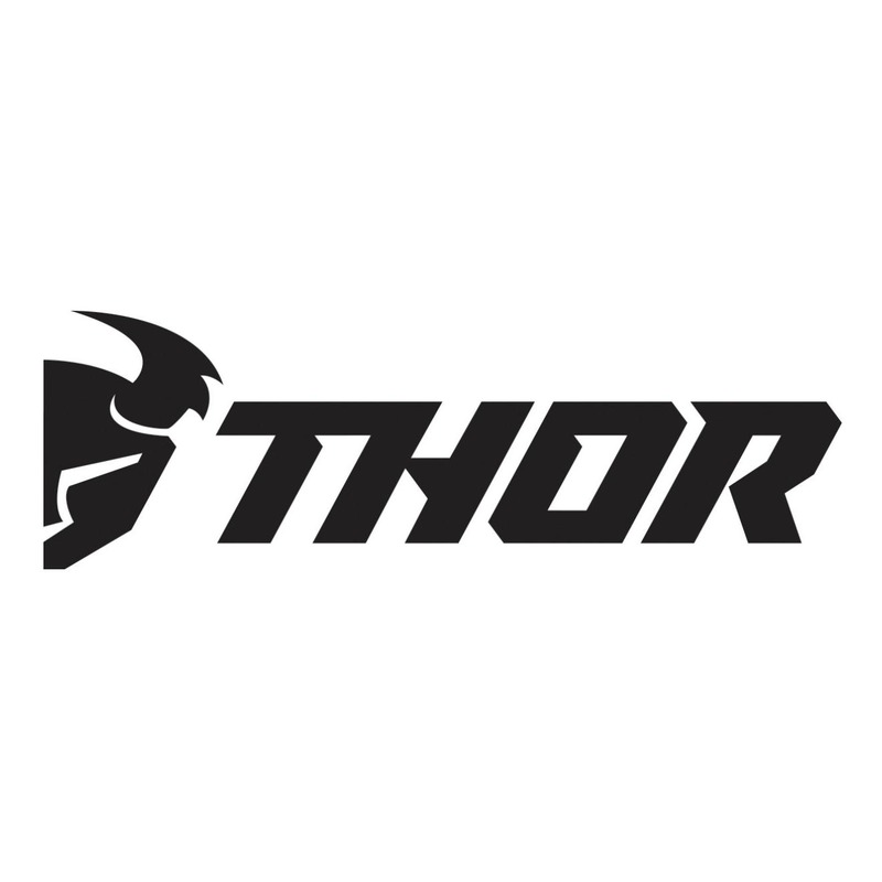 Autocollant Thor 15,25cm noir/blanc (3 noirs/3 blancs) pack de 6