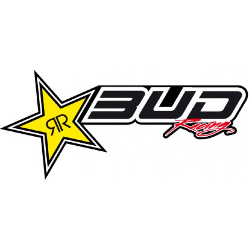 Autocollant Truck Bud Racing Team Bud/Rockstar 80cm