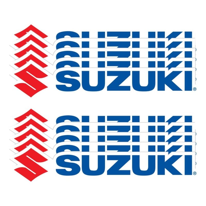 Autocollants D'Cor Visuals - Suzuki 15 cm (x10)