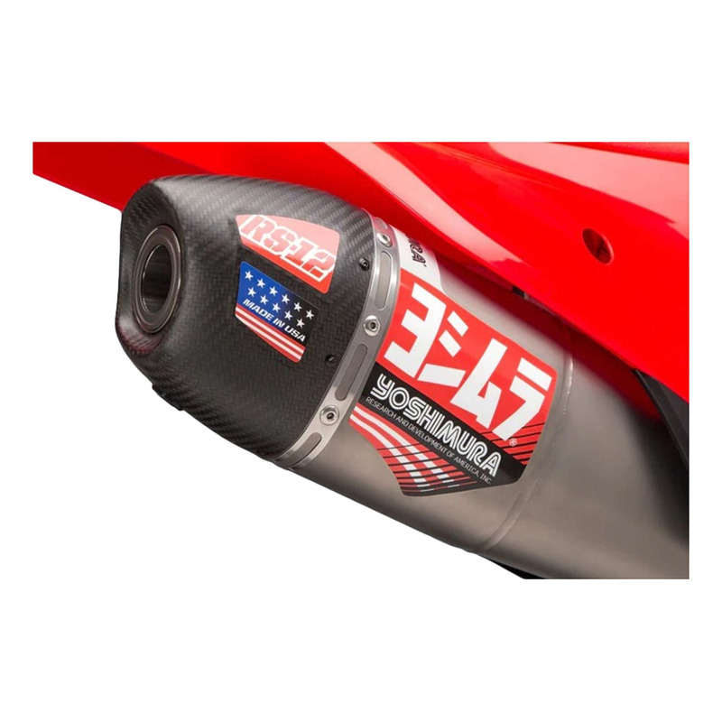 Autocollants dâ  Ã chappement YOSHIMURA Rouges pour Silencieux Type RS