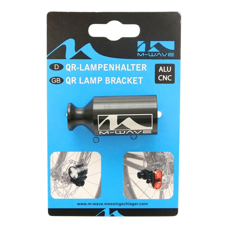 Axe de fixation M-Wave pour éclairage sur blocage rapide (25,8mm)