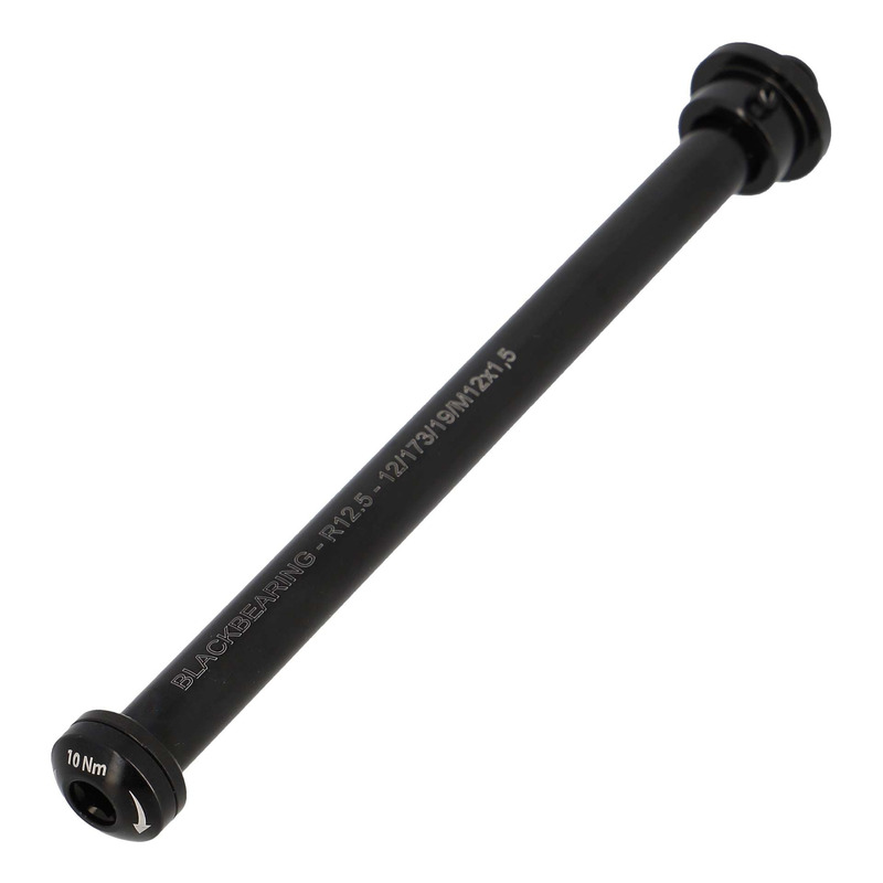 Axe traversant arrière Black Bearing AR12.5 – 173mm Ø12mm noir